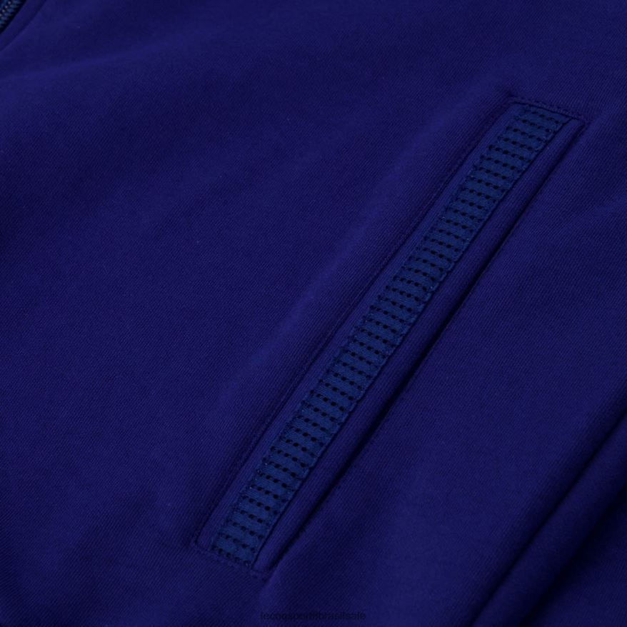 Le Coq Sportif roupas moletom com zíper azul homens 84V68432