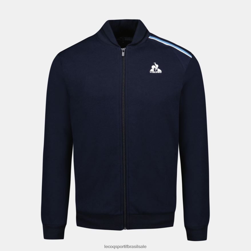 Le Coq Sportif roupas moletom com zíper azul homens 84V68434