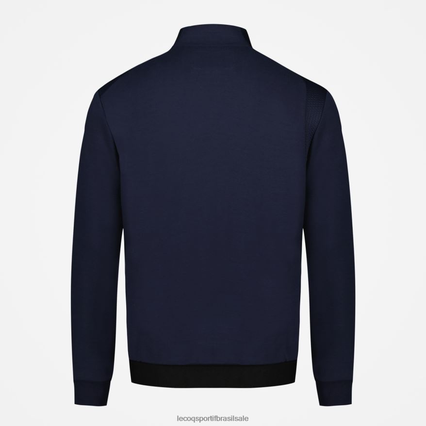 Le Coq Sportif roupas moletom com zíper azul homens 84V68471