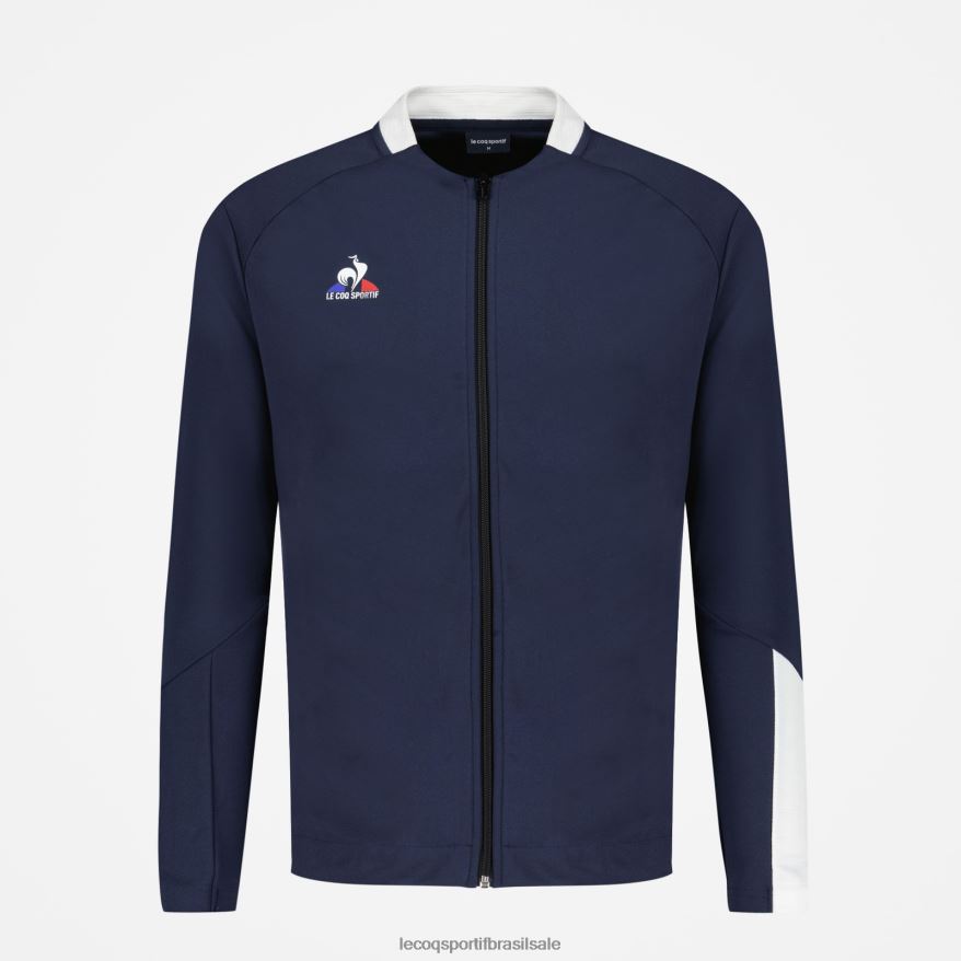 Le Coq Sportif roupas moletom com zíper azul homens 84V68474