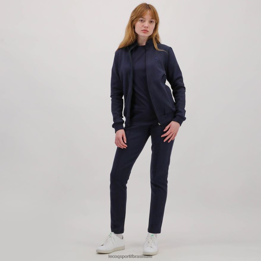 Le Coq Sportif roupas moletom com zíper azul homens 84V68477