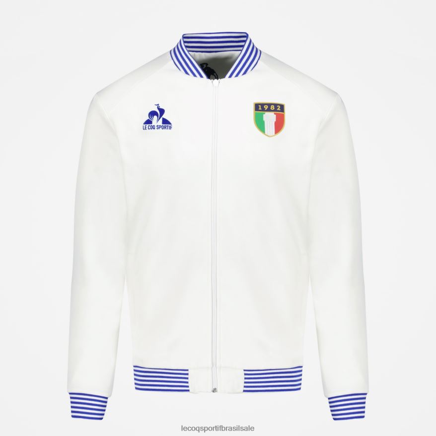 Le Coq Sportif roupas moletom com zíper branco homens 84V684472