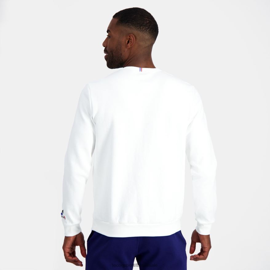 Le Coq Sportif roupas moletom - frança rugby branco homens 84V6843