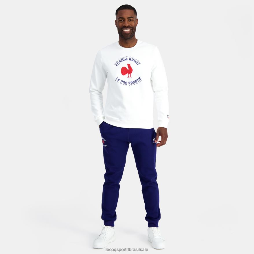 Le Coq Sportif roupas moletom - frança rugby branco homens 84V6843