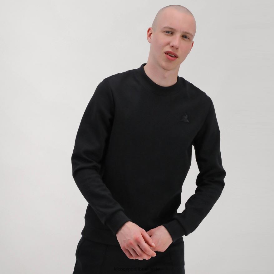 Le Coq Sportif roupas moletom preto homens 84V68479