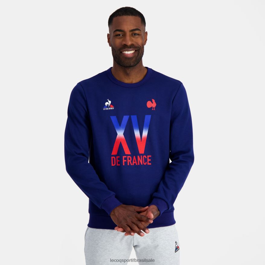 Le Coq Sportif roupas moletom - xv de france azul homens 84V6845