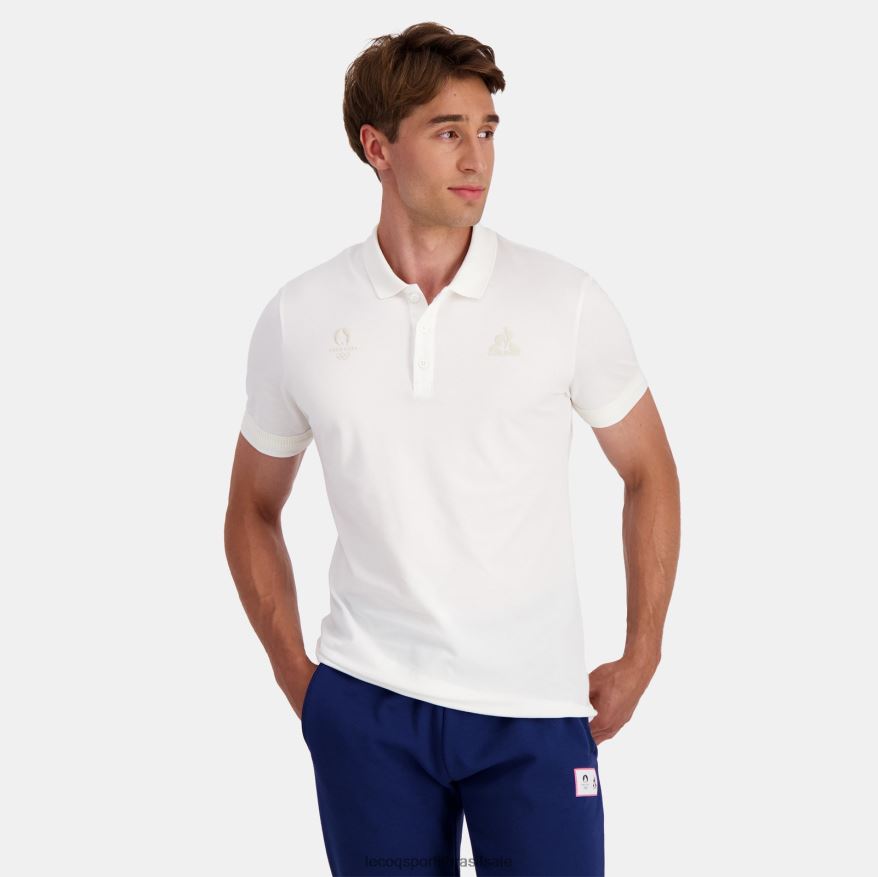 Le Coq Sportif roupas pólo branco homens 84V684130
