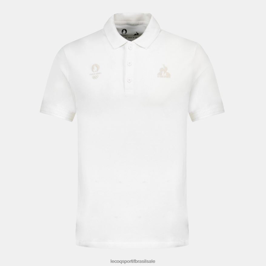 Le Coq Sportif roupas pólo branco homens 84V684130