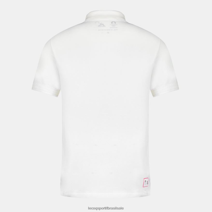 Le Coq Sportif roupas pólo branco homens 84V684130