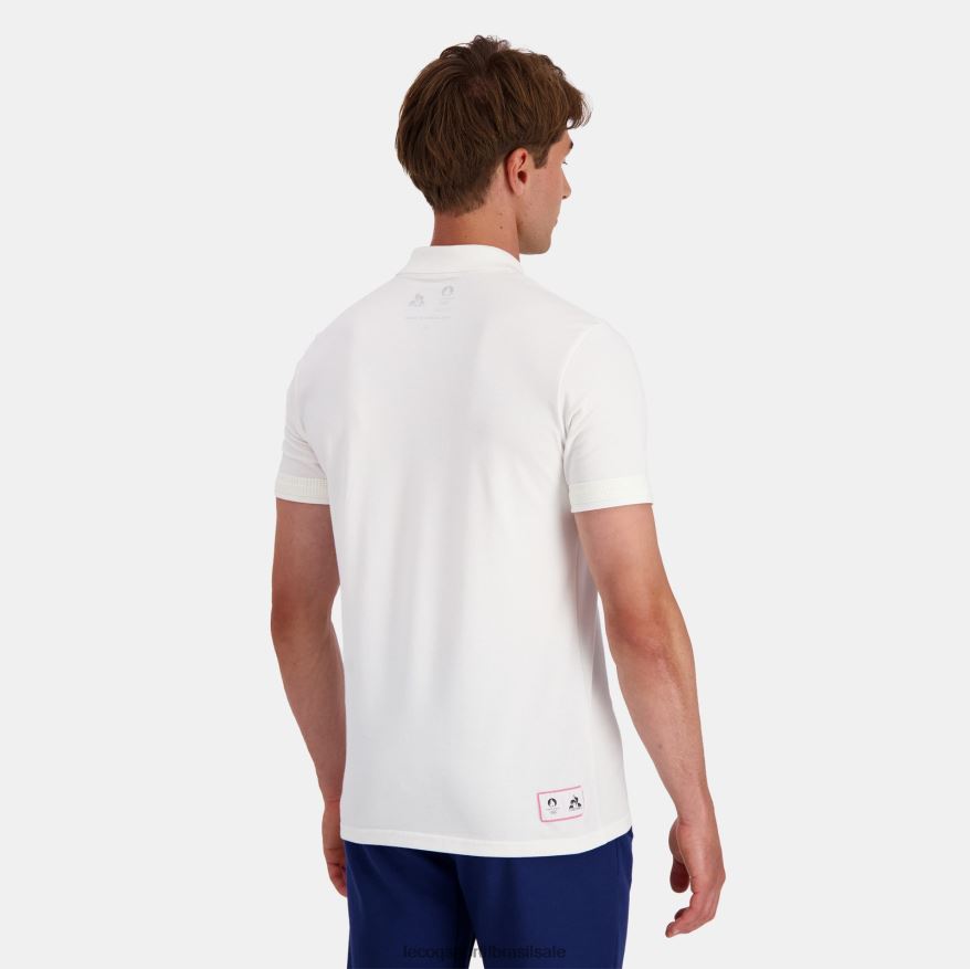 Le Coq Sportif roupas pólo branco homens 84V684130