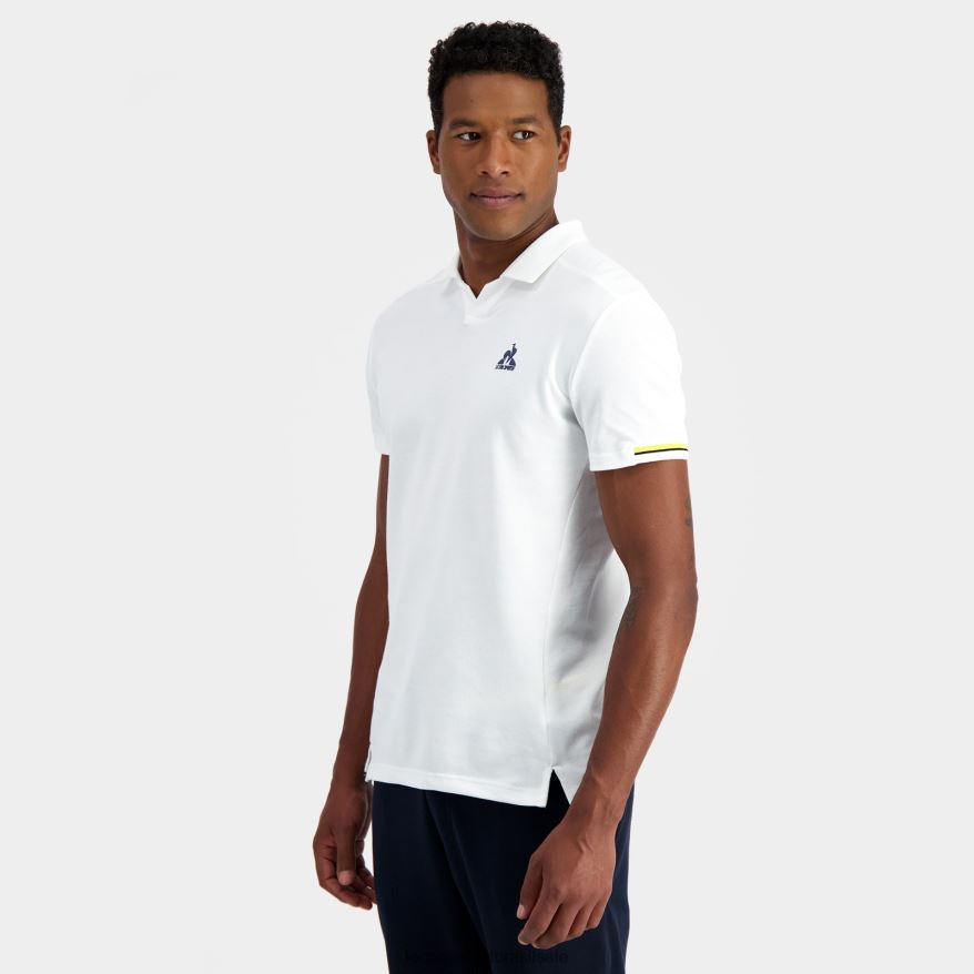 Le Coq Sportif roupas pólo branco homens 84V684134