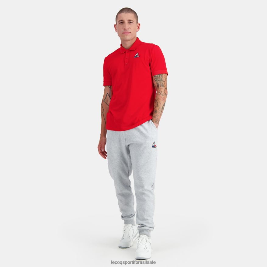 Le Coq Sportif roupas pólo vermelho homens 84V684126