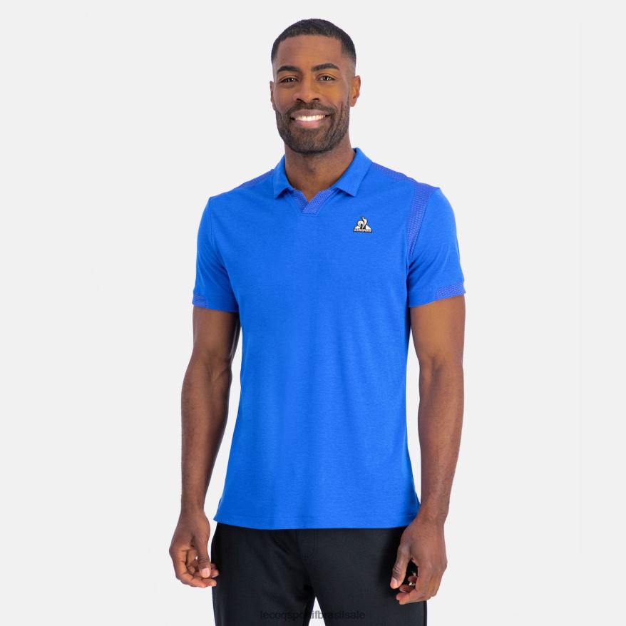 Le Coq Sportif roupas polo azul homens 84V684131