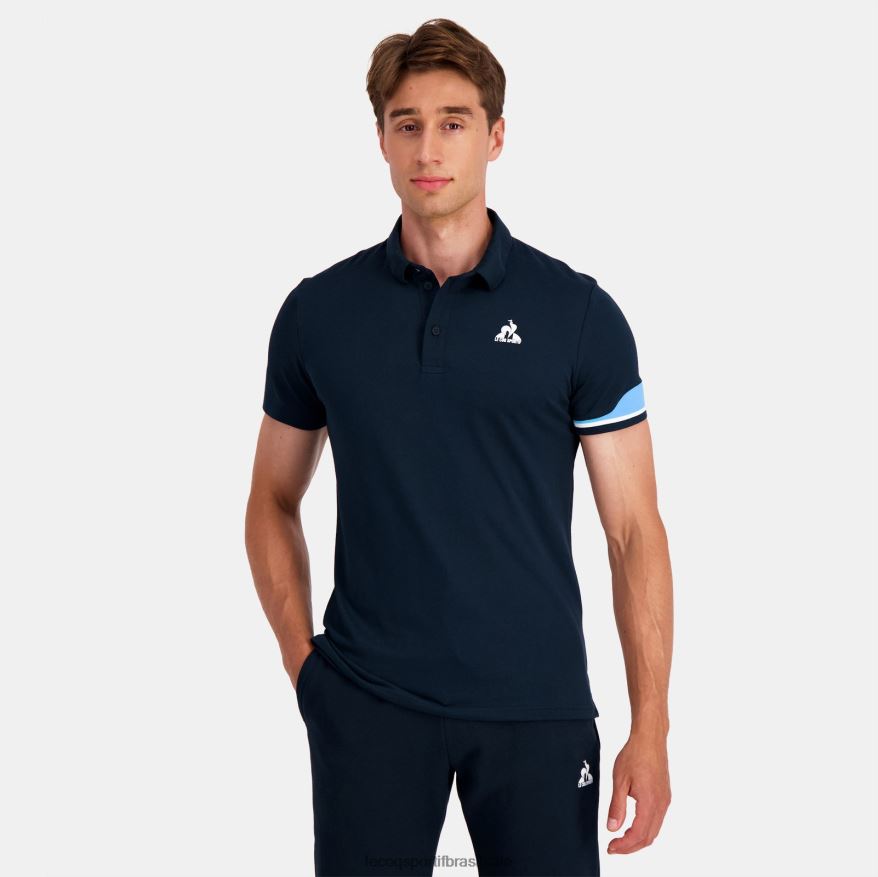Le Coq Sportif roupas polo azul homens 84V684132