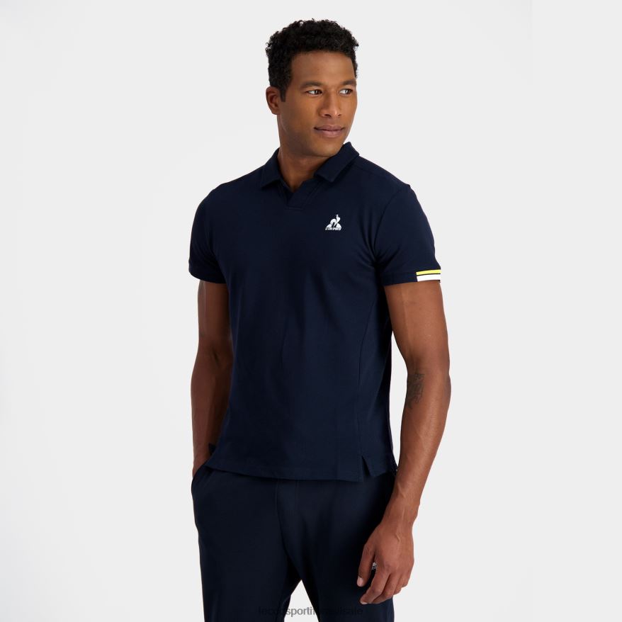 Le Coq Sportif roupas polo azul homens 84V684133