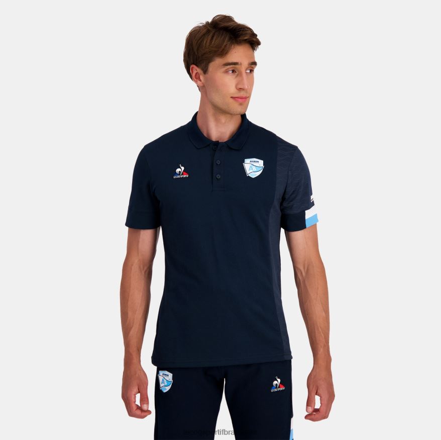 Le Coq Sportif roupas polo azul homens 84V684135