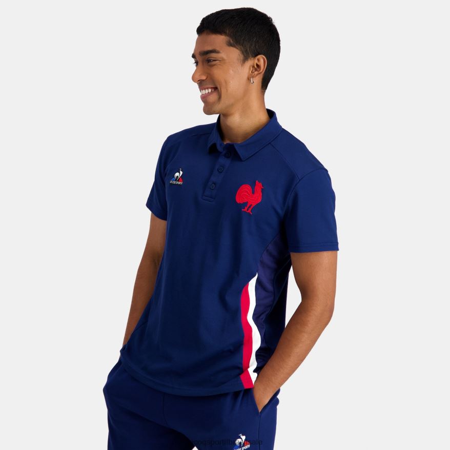 Le Coq Sportif roupas polo azul homens 84V684138