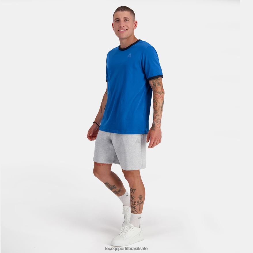 Le Coq Sportif roupas bermuda cinza homens 84V684218