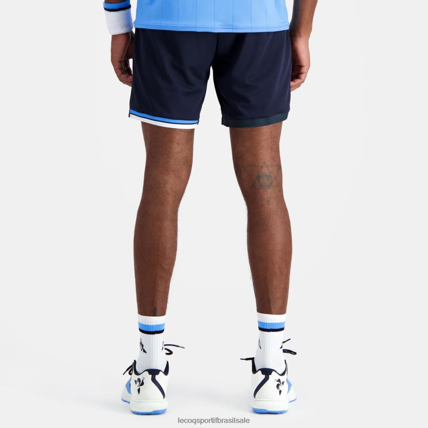 Le Coq Sportif roupas calções azuis homens 84V684229