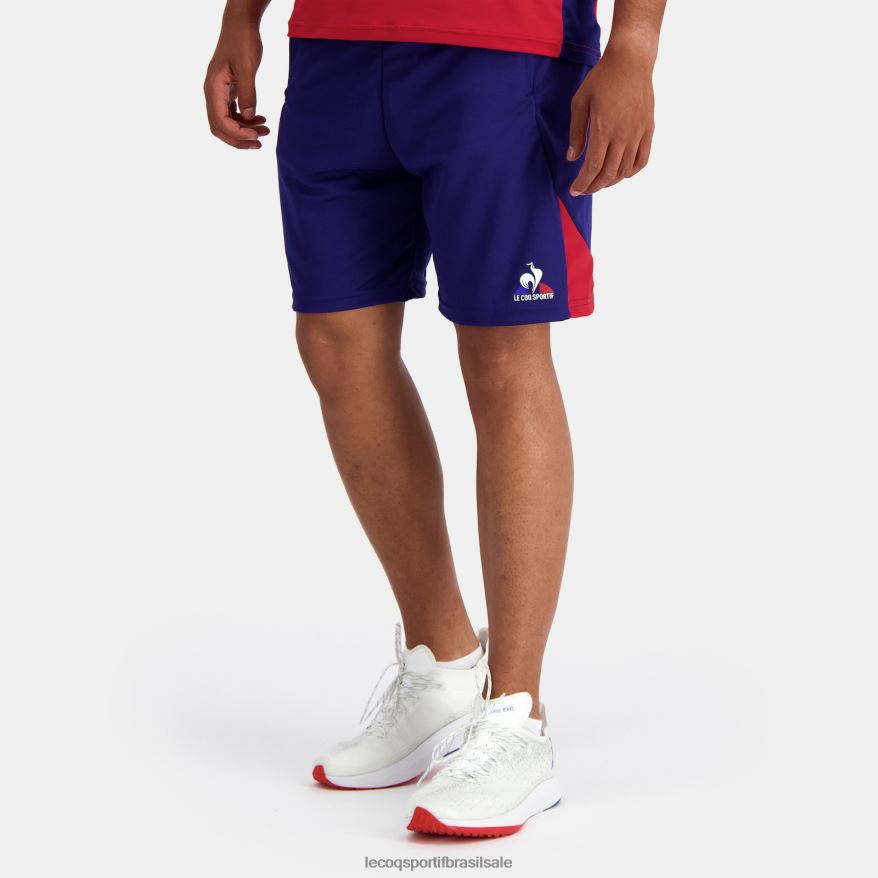 Le Coq Sportif roupas calções azuis homens 84V684234