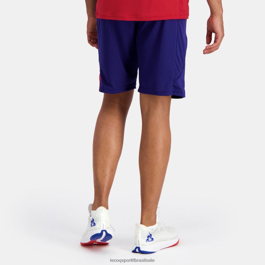Le Coq Sportif roupas calções azuis homens 84V684234