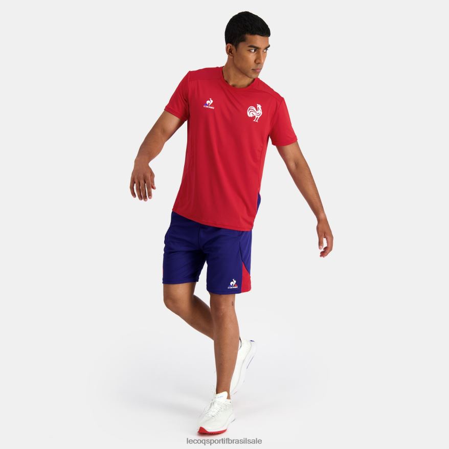 Le Coq Sportif roupas calções azuis homens 84V684234