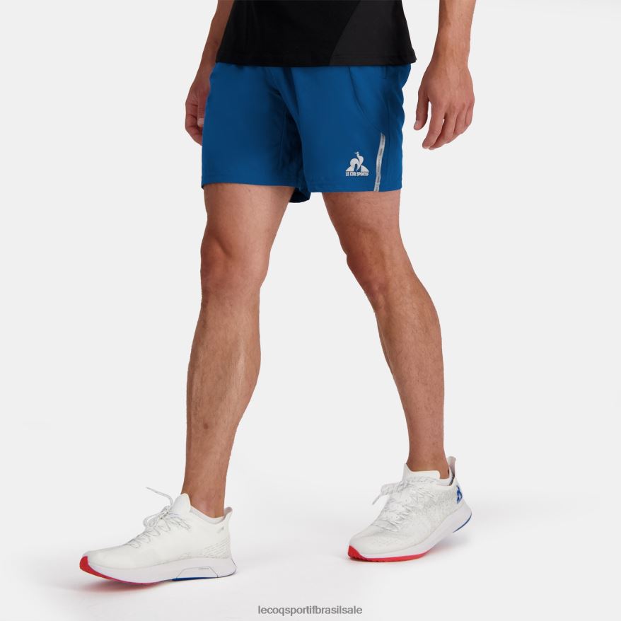 Le Coq Sportif roupas calções azuis homens 84V684236