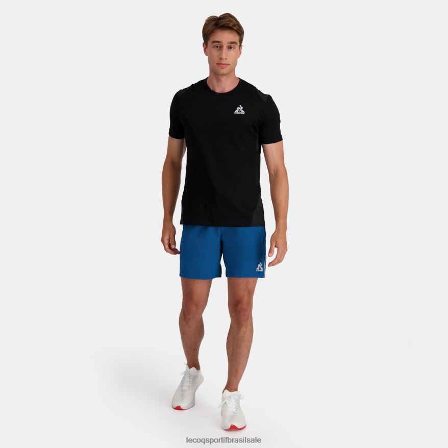 Le Coq Sportif roupas calções azuis homens 84V684236