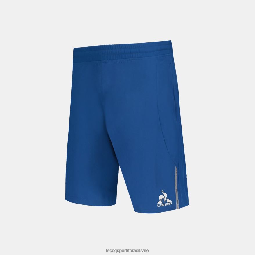 Le Coq Sportif roupas calções azuis homens 84V684236
