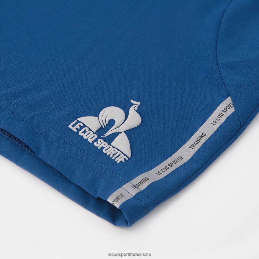 Le Coq Sportif roupas calções azuis homens 84V684236
