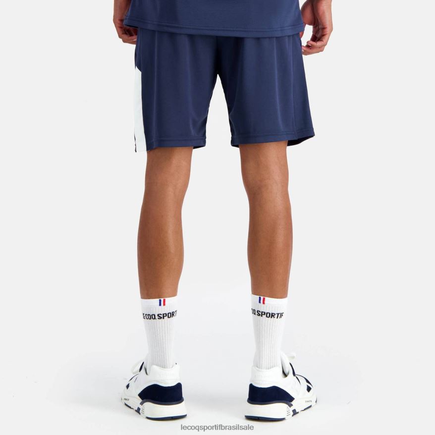 Le Coq Sportif roupas calções azuis homens 84V684244