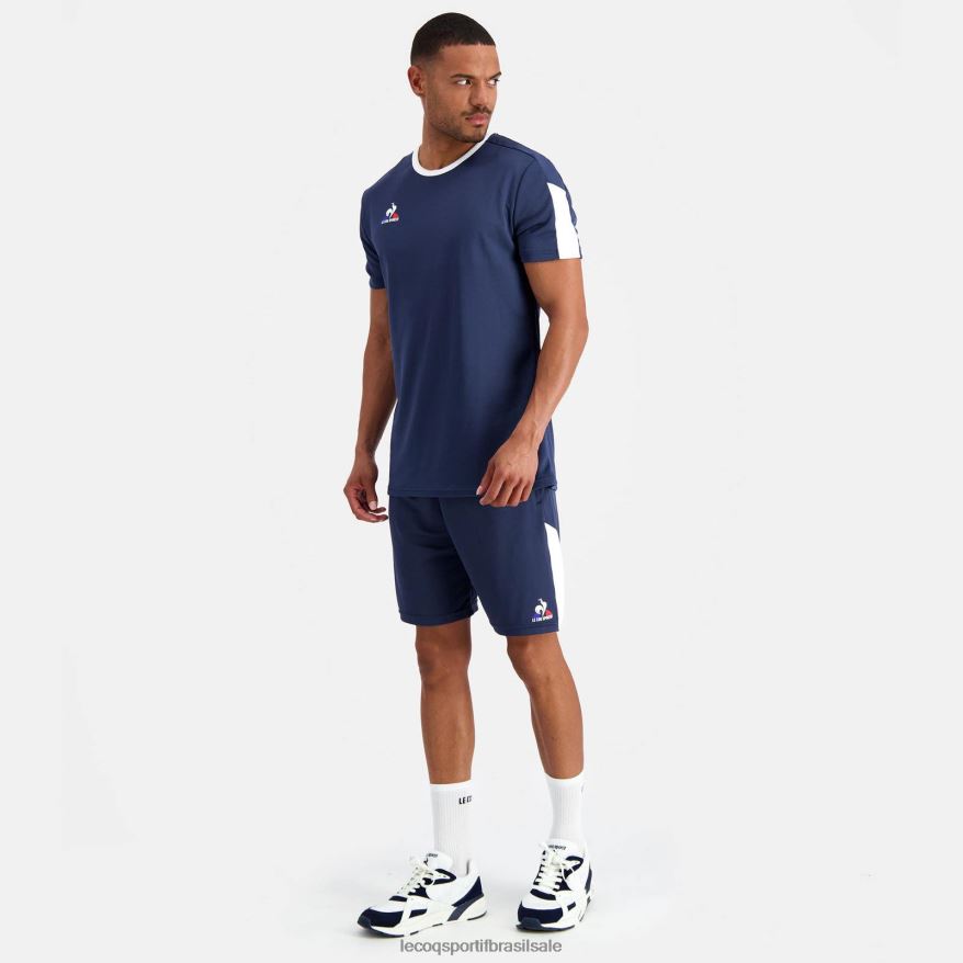 Le Coq Sportif roupas calções azuis homens 84V684244