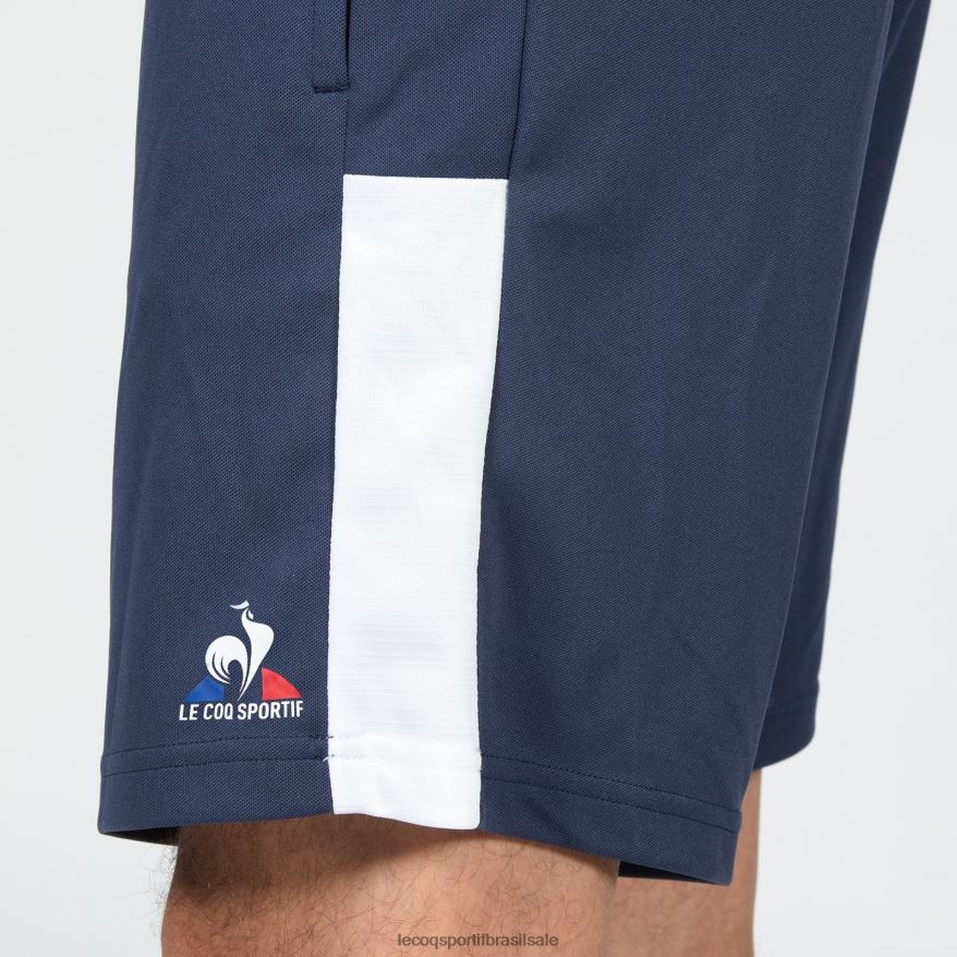 Le Coq Sportif roupas calções azuis homens 84V684244