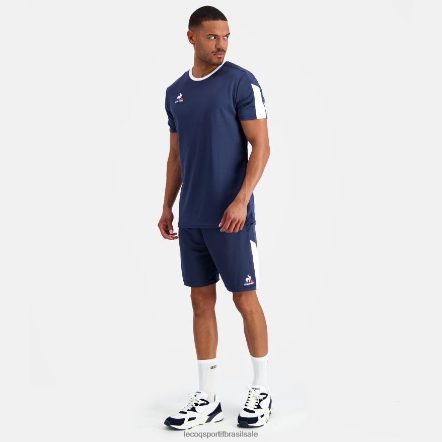 Le Coq Sportif roupas calções azuis homens 84V684244