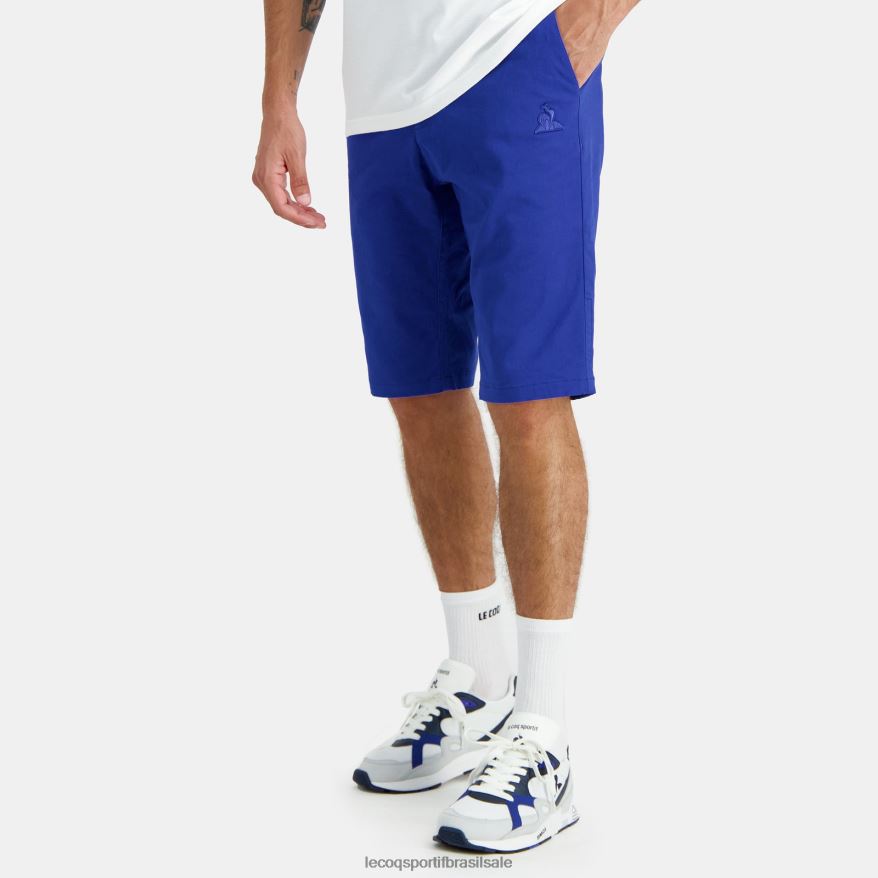 Le Coq Sportif roupas calções azuis homens 84V684506