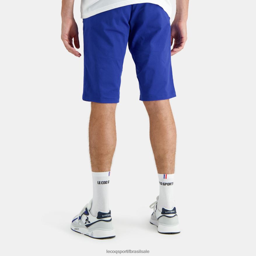 Le Coq Sportif roupas calções azuis homens 84V684506