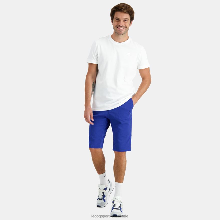 Le Coq Sportif roupas calções azuis homens 84V684506