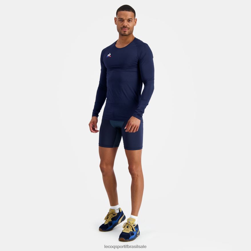 Le Coq Sportif roupas calções azuis homens 84V684512