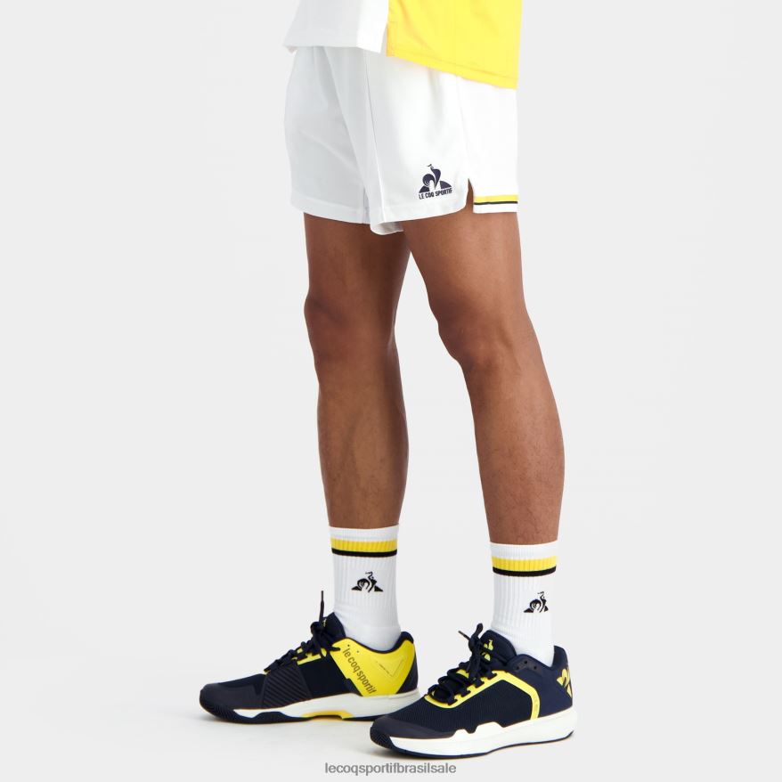 Le Coq Sportif roupas calções brancos homens 84V684230