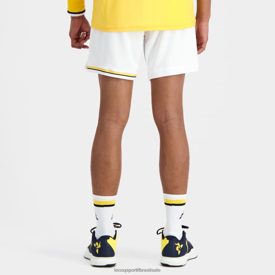 Le Coq Sportif roupas calções brancos homens 84V684230