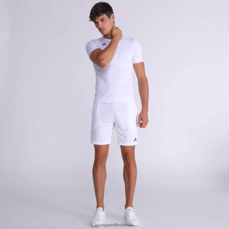 Le Coq Sportif roupas calções brancos homens 84V684514