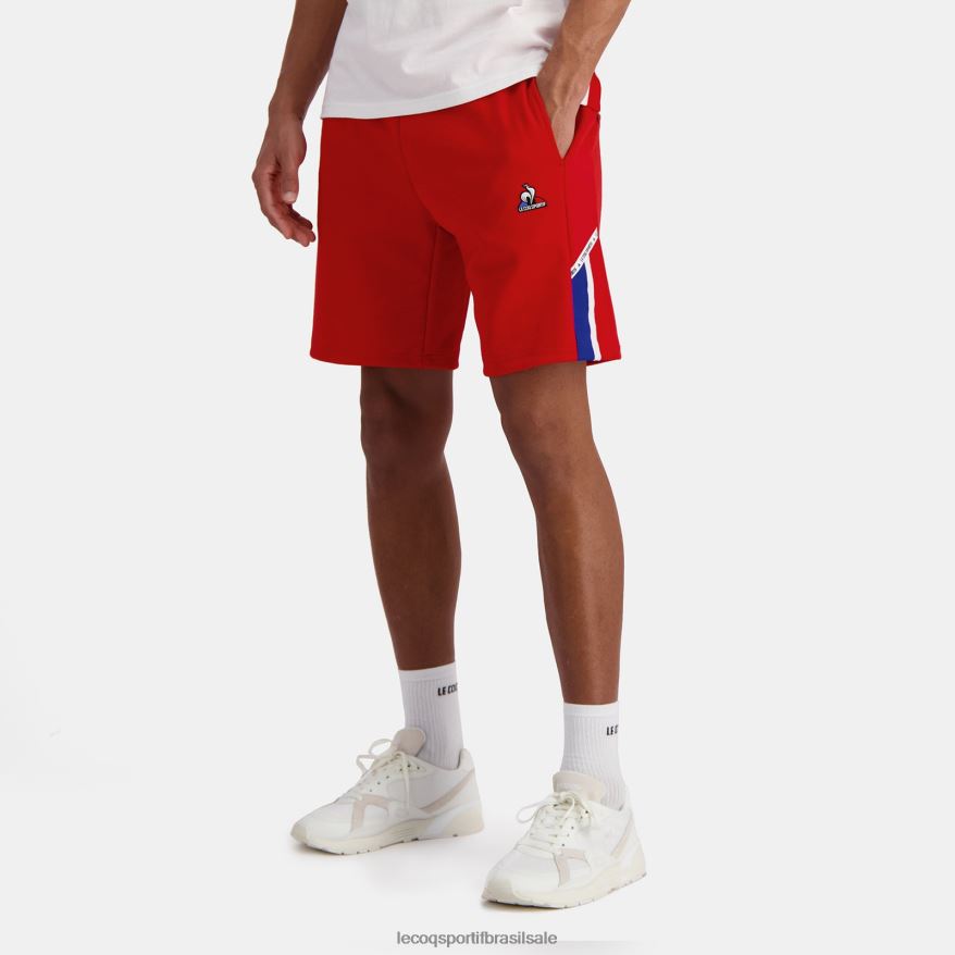 Le Coq Sportif roupas calções vermelhos homens 84V684233