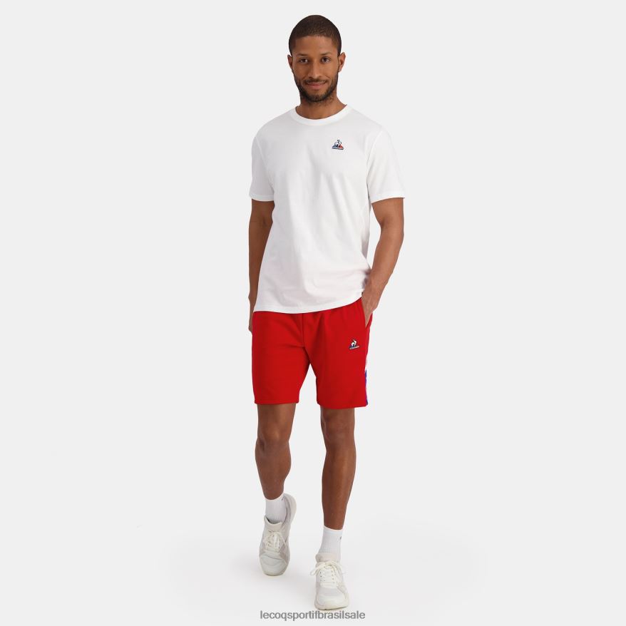 Le Coq Sportif roupas calções vermelhos homens 84V684233