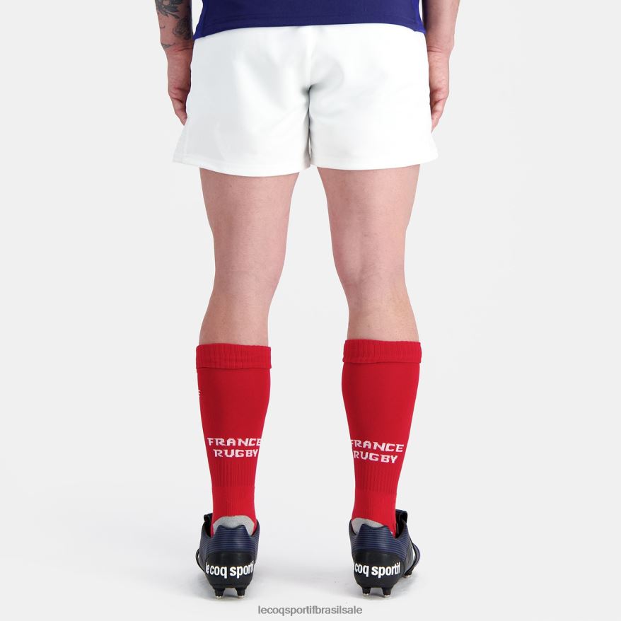 Le Coq Sportif roupas réplica curta - xv de france branco homens 84V684235
