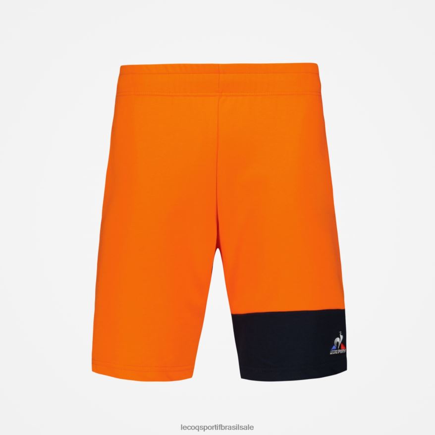 Le Coq Sportif roupas short laranja homens 84V684231