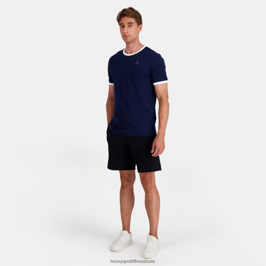 Le Coq Sportif roupas short preto homens 84V684220