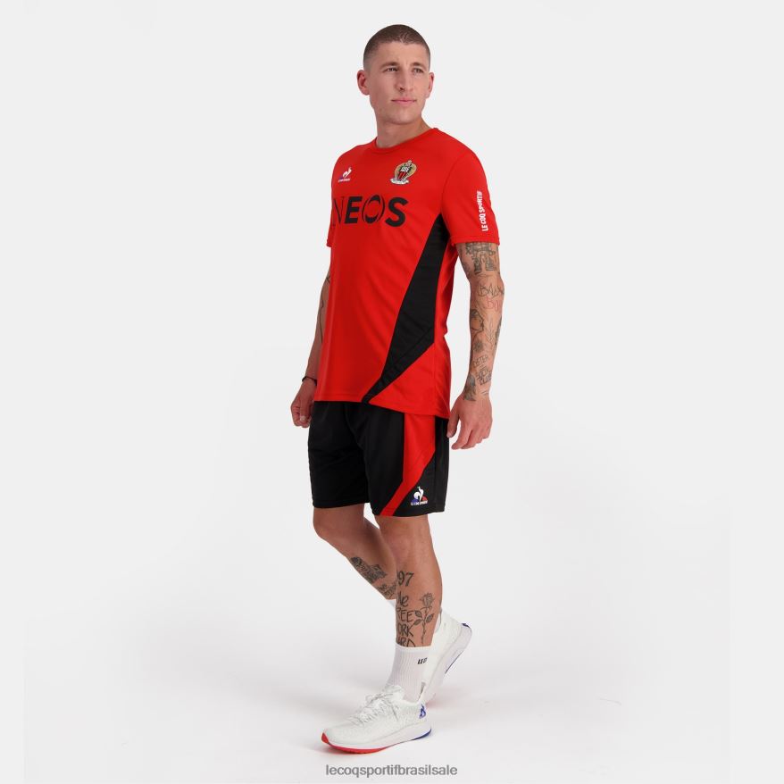 Le Coq Sportif roupas short preto homens 84V684225