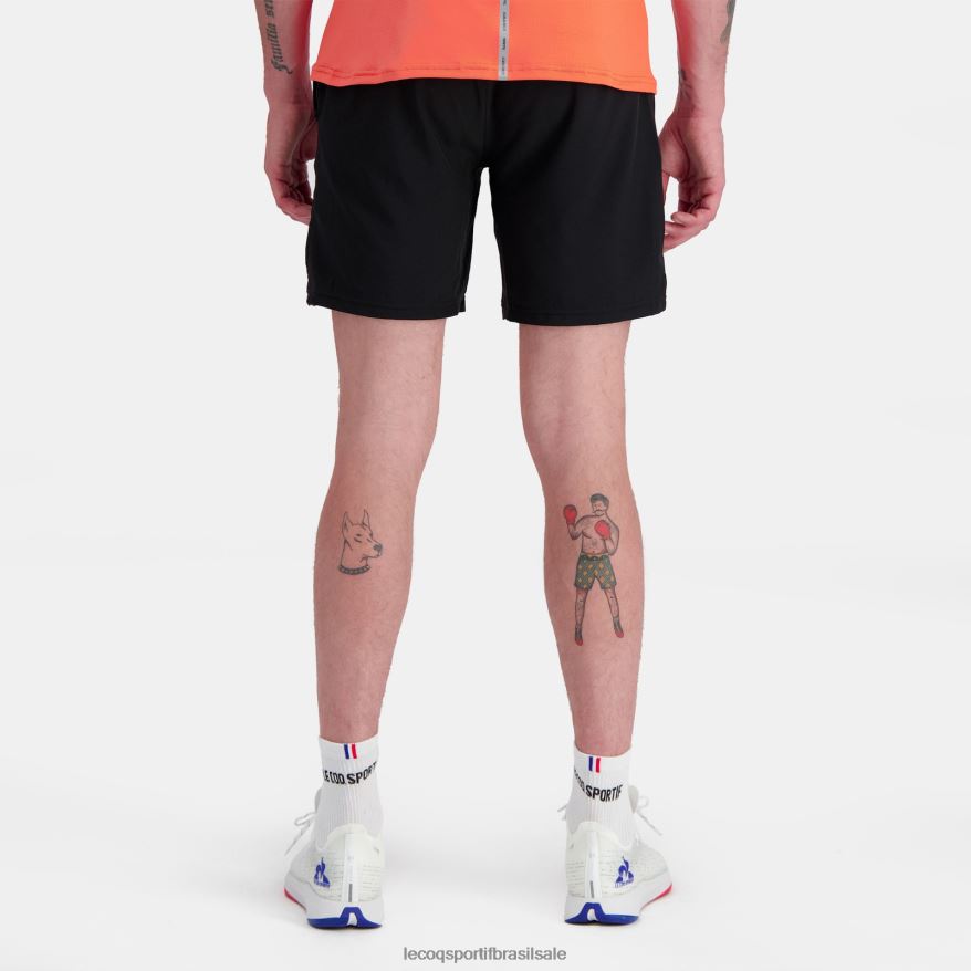 Le Coq Sportif roupas short preto homens 84V684237