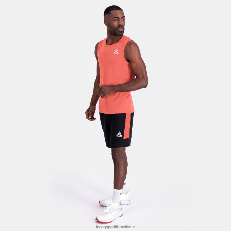 Le Coq Sportif roupas short preto homens 84V684238