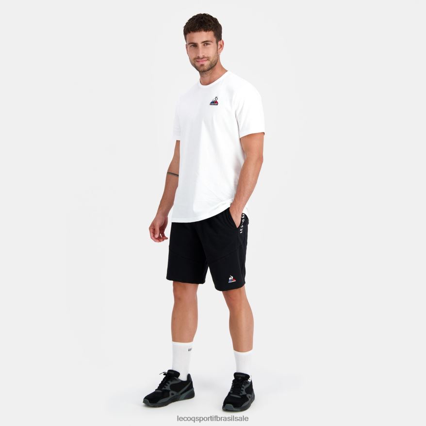 Le Coq Sportif roupas short preto homens 84V684239